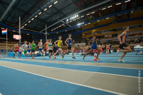 Lars hier nog in derde positie. Foto: Bergfoto